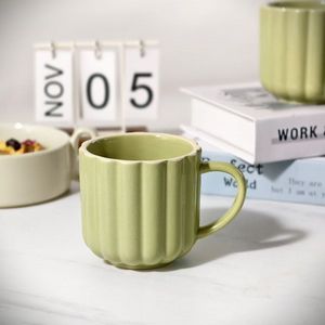 Modern Custom-Made Stoneware <b>Ceramic</b> <b>Mug</b> Flower Shaped Eco-friendly Minimalist Design Food Safe Dishwasher Microwave Safe - Product Image 6