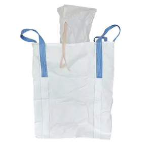 5:1 safety factor and breathable feature 1 ton pp jumbo big bag super sacks 2000kg for sand cement fertilizer sugar grain