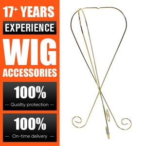 Vendita diretta facile da montare supporto per parrucca in metallo a prova di ruggine supporto Anti-punta per la cura quotidiana delle parrucche - Product Image 1