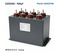 Condensateur à film polypropylène métallisé Liyang 2200VDC 900μF à décharge haute énergie pour testeur de défauts de câble