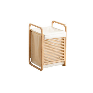 Có thể gập lại bán buôn hộ gia đình lớn giặt cản trở tre giặt cản trở với xử lý quần áo bẩn lưu trữ cản trở - Product Image 2