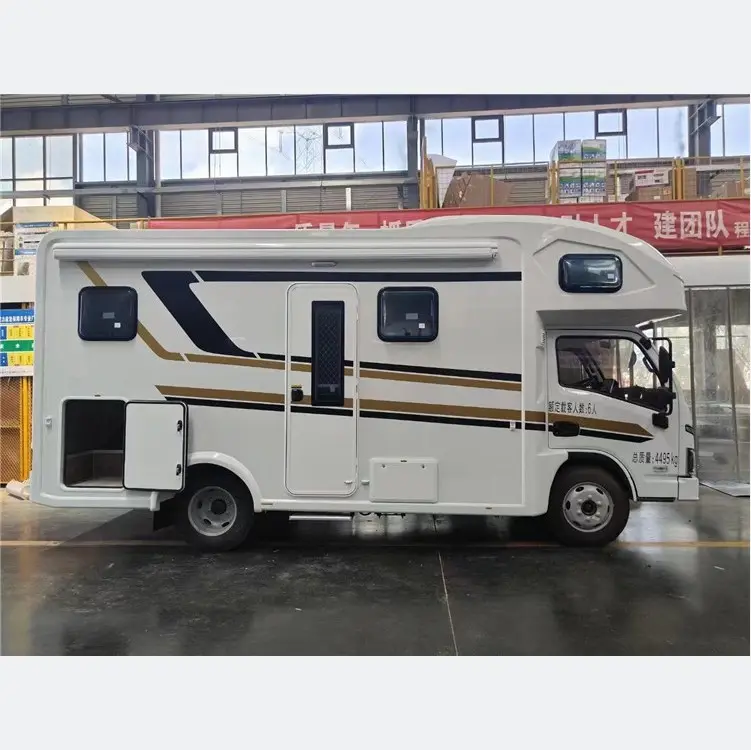 الأكثر مبيعاً YUEJIN RV متنقل في الهواء الطلق قافلة منزل متنقل للبيع في منغوليا