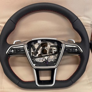Volant de voiture en fibre de carbone pour <span class=keywords><strong>Audi</strong></span> R8 <span class=keywords><strong>TT</strong></span> Mk2 Mk3 B8 <span class=keywords><strong>RS</strong></span> TTS TTRs RS3 RS6 RS4 RS5 RS7 A3 D3 A4 A5 A6 C6 A7 A8 A1 Q3 Q5 Q7 - Product Image 2
