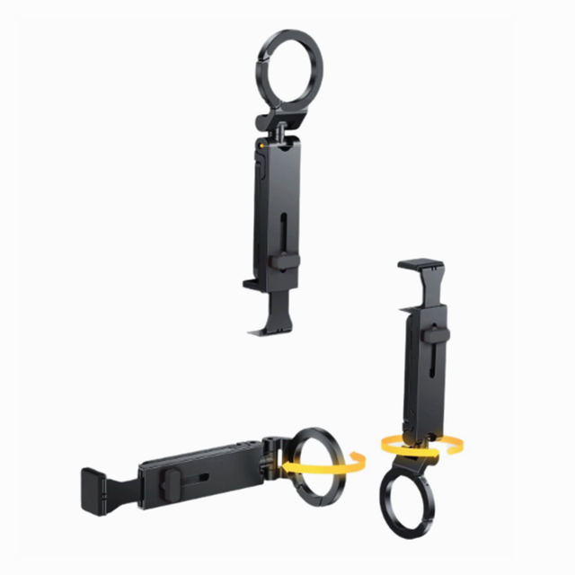 360 Rotate Foldable Vacuum Magnetic Mobile Phone Holder ABS Stand Adjustable Flexible Bracket Portable for Desk & Travel