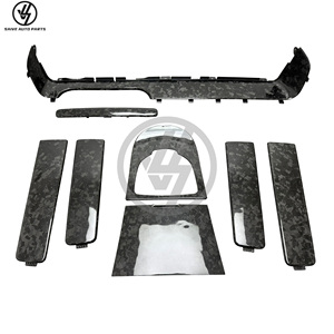 Forged Carbon Glossy Twill Weave Replacement <b>Interiors</b> for G Wagon W464 G63 G500 2019-2024 <b>Car</b> <b>Interior</b> Decorative - Product Image 6
