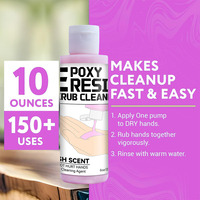 QIAOQIAODIY Nettoyant chimique à base de résine 8 oz, adoucisseur d'eau, détergent avec pigment de revêtement, pigment inorganique rose, efficace