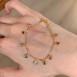 กำไลข้อมือเงินแท้ 925 สำหรับผู้หญิง ประดับเพชรโมอิสซาไนต์ แบบเทนนิสเชน ขายส่งจากผู้ผลิตเครื่องประดับ จัดส่งรวดเร็ว มีสินค้าในสต็อก - Product Image 1