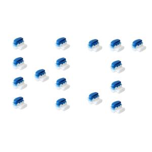Connecteurs de remplacement Scotchlock bleus pour l'extension/réparation de câbles de délimitation, fils électriques de <span class=keywords><strong>tondeuse</strong></span> à gazon basse tension 22-14 AWG - Product Image 4