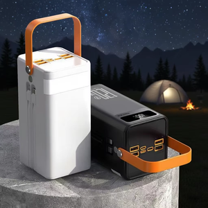 Banco de Energía <span class=keywords><strong>Solar</strong></span> de 50000 mAh con Múltiples Puertos USB, Estación de Batería LED <span class=keywords><strong>para</strong></span> Exteriores de 30000/60000 mAh, Carga Rápida de 120 W - Product Image 1
