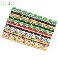 Pailles en papier imprimées colorées, tailles assorties, pailles à boire durables pour jus, sodas, smoothies, cafés, restaurants et fêtes