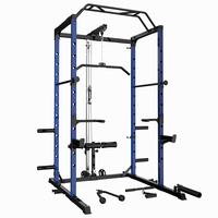 Rack de Squat Réglable pour la Maison, Machine Smith avec Barre de Musculation pour la Musculation, Cage de Squat Professionnelle en Gros