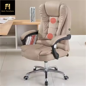 Moderner ergonomischer drehbarer PC-Stuhl Hochwertiger verstellbarer Kopfstützen lift <span class=keywords><strong>massage</strong></span> aus Leder für Konferenz computer - Product Image 2