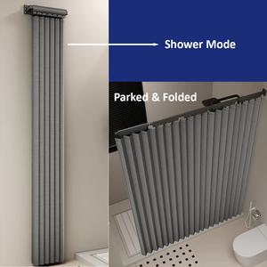 Ensemble de rideaux de <span class=keywords><strong>douche</strong></span> pliables en forme de U/L à configuration néo-angle, efficaces pour la logistique, pour hôtels (OEM/ODM) - Product Image 3