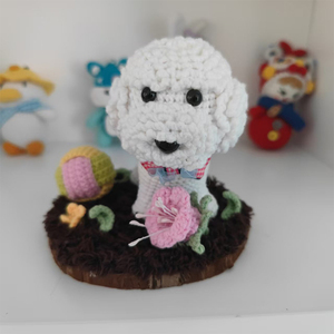 Handmade Crochet thực tế phong cách đồng quê hoa trang trí thiết kế sáng tạo dệt kim trang trí sân vườn giáng sinh năm mới của mẹ - Product Image 3