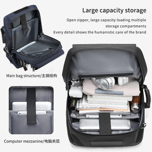 Custom 60l Tactical Outdoor Hiking <b>Backpack</b> <b>Waterproof</b> Pu Travel Man Anti-theft Features Computer Shoes Compartment Usb Port - Product Image 3