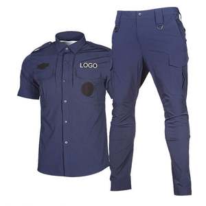 Diseño de China, Nueva Ropa de Seguridad Azul Marino, Uniformes Formales, Conjunto de Guardia, Disfraces, Uniformes de Seguridad, Top y Pantalones - Product Image 1