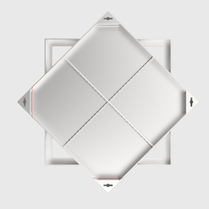 Couvercle de trappe encastré en acier inoxydable 304 sur mesure - Product Image 1