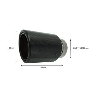 Puntas de silenciador de <span class=keywords><strong>escape</strong></span> de fibra de carbono de coche de carreras Universal personalizadas para audi <span class=keywords><strong>bmw</strong></span> m3 <span class=keywords><strong>m4</strong></span> - Product Image 4