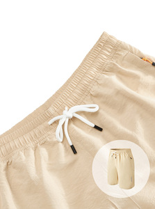 Nouveaux shorts de sport légers pour hommes, best-sellers, avec poches zippées, pantalons de sport élastiques - Product Image 3