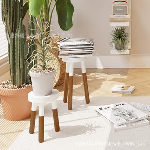 Wooden Planter <b>Shelf</b> Floor Standing 1 Tier Storage Rack For Home Living Room <b>Bedroom</b> Garden Decorative Bench - Product Image 3
