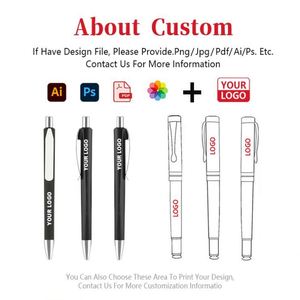 Promotional Retractable Fine Point Pens 1.0 mm Black Smooth Writing Japanese Cute Roller <b>Ball</b> Pens - Product Image 2