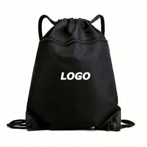 <b>Waterproof</b> Oxford <b>Drawstring</b> Backpack with Large Capacity - Promotional Sport Gym <b>Bag</b> for Travel and Events - Product Image 1