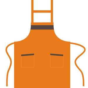 Delantal Publicitario Personalizado con Logotipo, Cuello en Forma de H Ajustable, Talla Única, Poliéster, Doble Bolsillo, Sin Mangas, para Restaurantes - Product Image 1