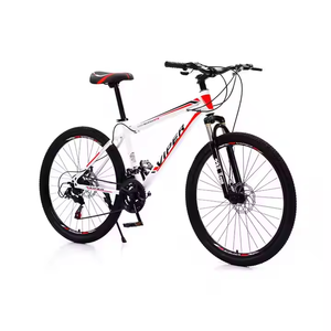 Rueda de radios de freno de disco de 21 velocidades personalizada de fábrica china de bicicleta de montaña de acero de alto <span class=keywords><strong>carbono</strong></span> de 26 pulgadas cómoda horquilla de aluminio mejor - Product Image 4