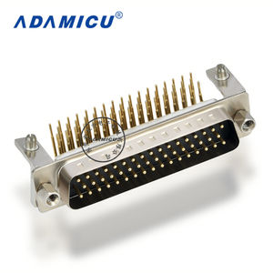 Connecteur électrique mâle D <span class=keywords><strong>Sub</strong></span> 50P à angle droit Bornes à écrou de longueur personnalisée pour les applications aérospatiales VGA LED d'alimentation fabriquées en Chine - Product Image 4