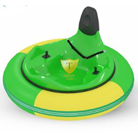 Voiture tamponneuse gonflable UFO électrique pour enfants, en PVC et fibre de verre, pour usage domestique et extérieur, pour parcs d'attractions