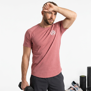 Camiseta Deportiva Antiarrugas de Manga Corta, Estilo Modesto, en Poliéster/Algodón para Uso Diario Informal - Product Image 2