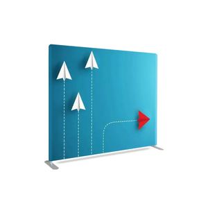 Chất lượng cao vải di động triển lãm thương mại Tùy chỉnh Pop Up Backdrop Banner vải hiển thị đứng triển lãm quảng cáo hiển thị tường - Product Image 4