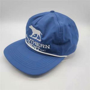 Cotton Nylon Custom Embroidery logo Unstructured Rope Golf Snapback <b>Hat</b> - Product Image 2