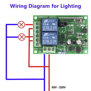 Controlador de interruptor de control remoto inalámbrico de 2 vías de 220V y controlador remoto de aprendizaje de 433 MHz 2way 2key 1527 - Product Image 3
