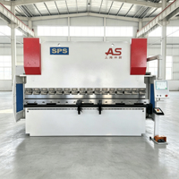 Presse plieuse hydraulique CNC de haute précision de marque SPS 110T4000 avec contrôleur Cybelec CT12 pour le pliage de tôles en acier inoxydable