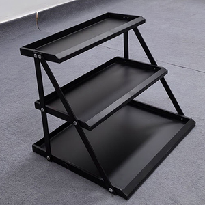 Estante pequeño trapezoidal de metal para supermercado, exhibición multicapa de Servicio Ligero para Snack Gum, tienda de conveniencia, estante de almacenamiento para <span class=keywords><strong>cajero</strong></span> - Product Image 4