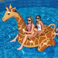 Jouet gonflable amusant en forme de girafe pour la plage, la piscine, les fêtes, en PVC, 190x150x160cm, certifié CE