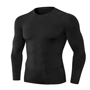 Men's Compression Long Sleeve Performance Shirt Premium Quick Dry Compression Base <b>Layer</b> <b>Top</b> Men's Athletic Compression Training - Product Image 1