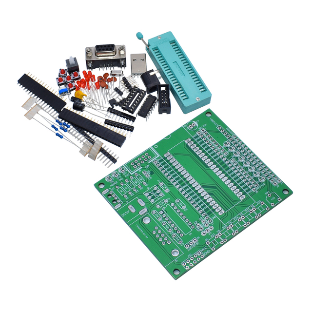 DIY learning board kit suit the parts 51/AVR microcontroller development board learning board STC89C52