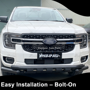 Barre de protection avant en acier robuste pour Ford Ranger T9 <span class=keywords><strong>2022</strong></span> 2025 Next Gen Raptor, style simple, sans découpe, installation facile - Product Image 5