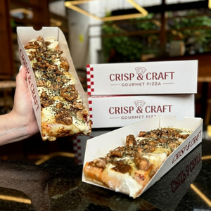 Maßgefertigte Schieblade-Schachtel für Einzelne Pizzastücke Rechteckige Pizza-Verpackungsbox Mini-Kartonbehälter Pizzabox - Product Image 1
