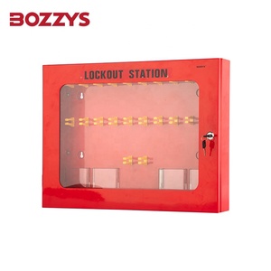 BOZZYS Estación de <span class=keywords><strong>gestión</strong></span> de bloqueo de seguridad de gran capacidad de acero rojo Puede contener alrededor de 40 etiquetas utilizadas para <span class=keywords><strong>gestión</strong></span> industrial - Product Image 3