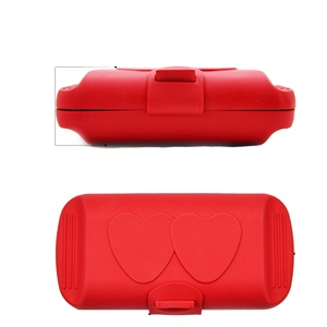 Mini sartén plegable adorable para sándwiches, máquina para hacer sándwiches en forma de corazón para microondas, <span class=keywords><strong>bandeja</strong></span> para asar huevos y mini sándwiches - Product Image 1