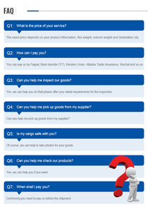 Tốt Nhất Trung Quốc Kiểm Tra Chất Lượng Vận Chuyển Hàng Hóa Giao Nhận Thanh Đảo Vận Chuyển Hàng Hóa Đường Biển Container Tàu Trung Quốc Đến Mỹ - Product Image 6