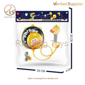 Pistola de plástico para disparar agua, juguete de verano para exteriores de largo alcance, mochila de bombeo de alta presión de aire, pistola de agua, juguete estilo pato - Product Image 6