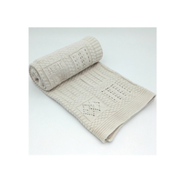 Couverture en bambou pour bébé, garantie 2 ans, zéro défaillance, de qualité supérieure, classique, meilleure vente, point de riz en tricot, couverture pour bébé