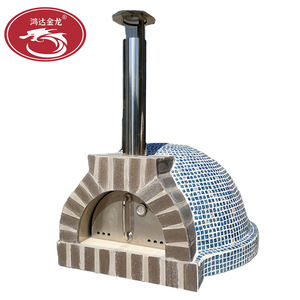 Dôme multi-combustible four à granulés de pizza remorque <span class=keywords><strong>en</strong></span> briques <span class=keywords><strong>barbecue</strong></span> grill de table portable avec four à pizza d'occasion à vendre - Product Image 4