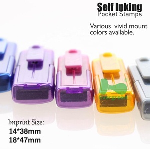 Sellos <span class=keywords><strong>de</strong></span> <span class=keywords><strong>Bolsillo</strong></span> Autoentintables, Sellos Portátiles, Tinta Noris, Colores Vivos, Cuerpo del Sello - Product Image 4