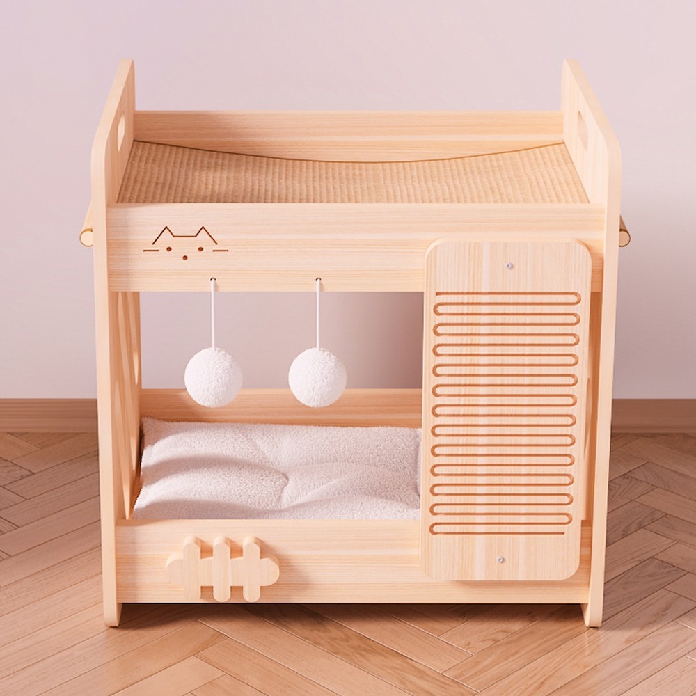 Double-layer pet bed