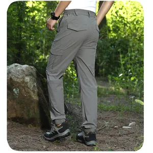 Mens Summer Lightweight Breathable Tactical Fishing Pants Waterproof Outdoor Quick Dry Cargo Pant For Men In Plus Size Work Wear